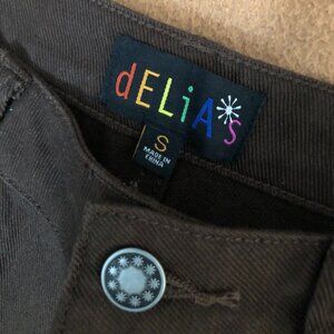 Dolls Kill x Delia's TWILL BROWN CARPENTER PANTS